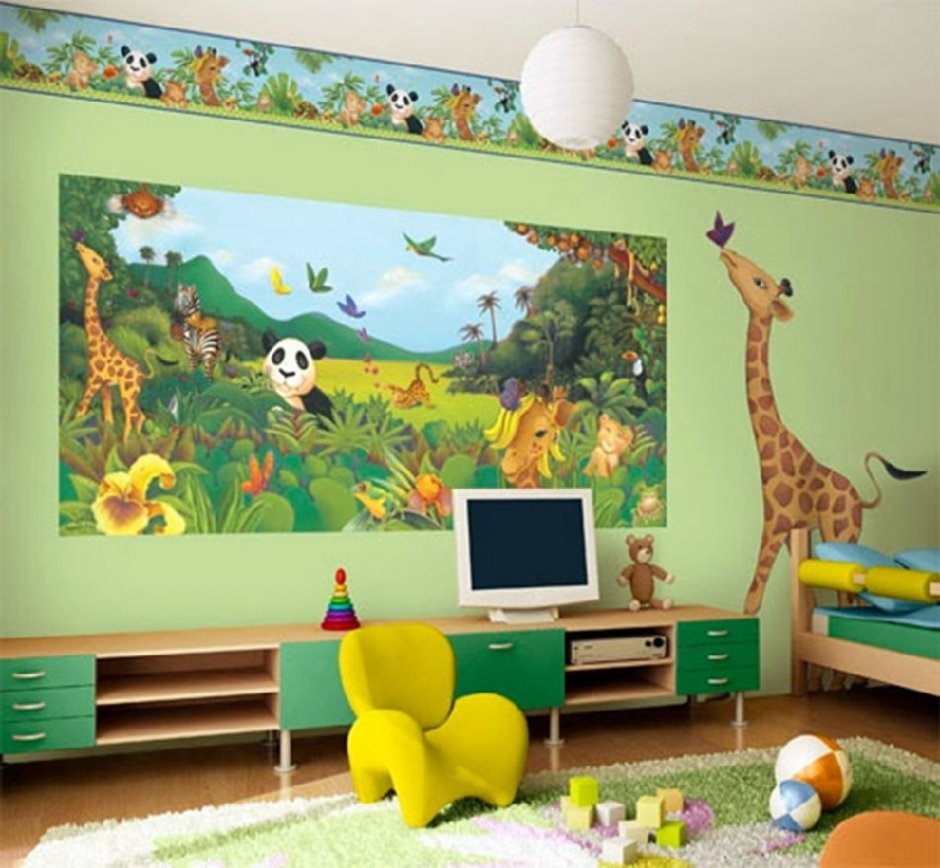 Декор детской комнаты для мальчика