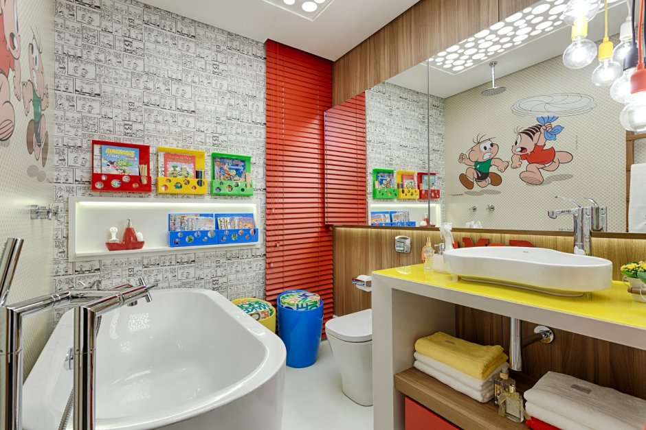Современные детские Ванные комнаты
