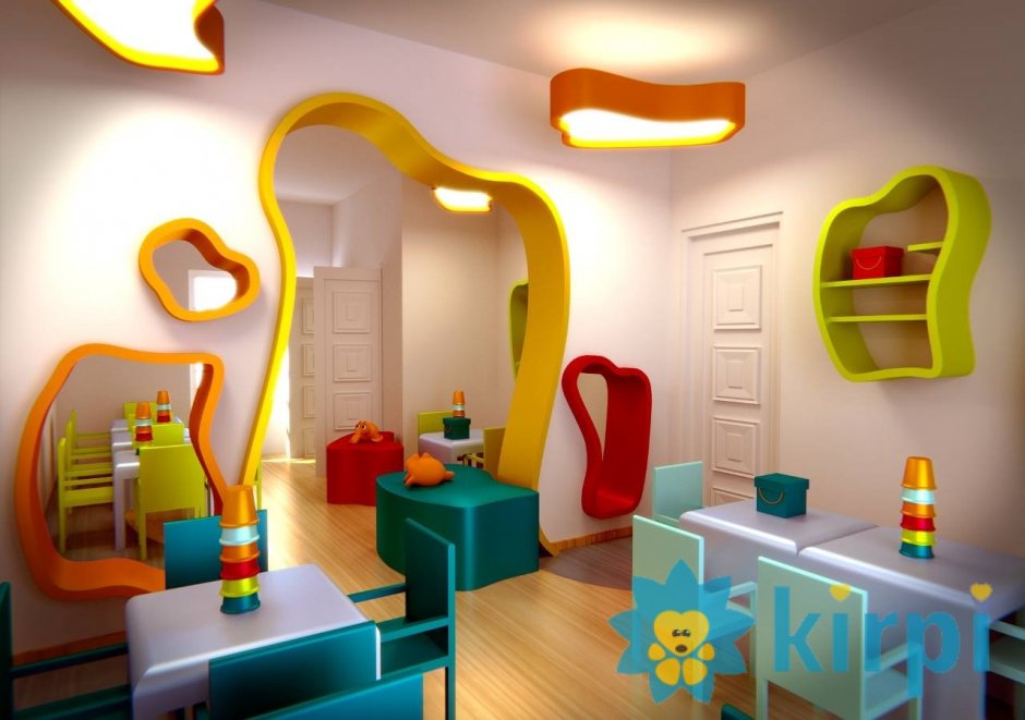 Современная мебель необычная для детского сада