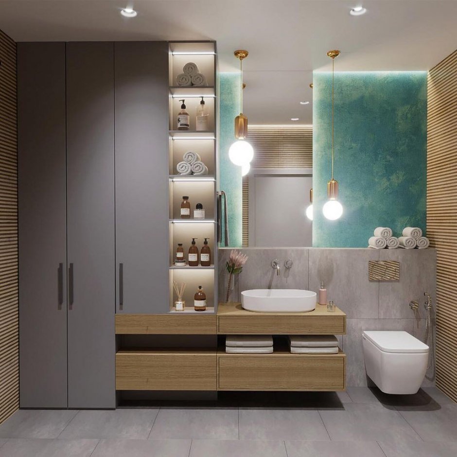 Дизайнпроект ванной комнаты