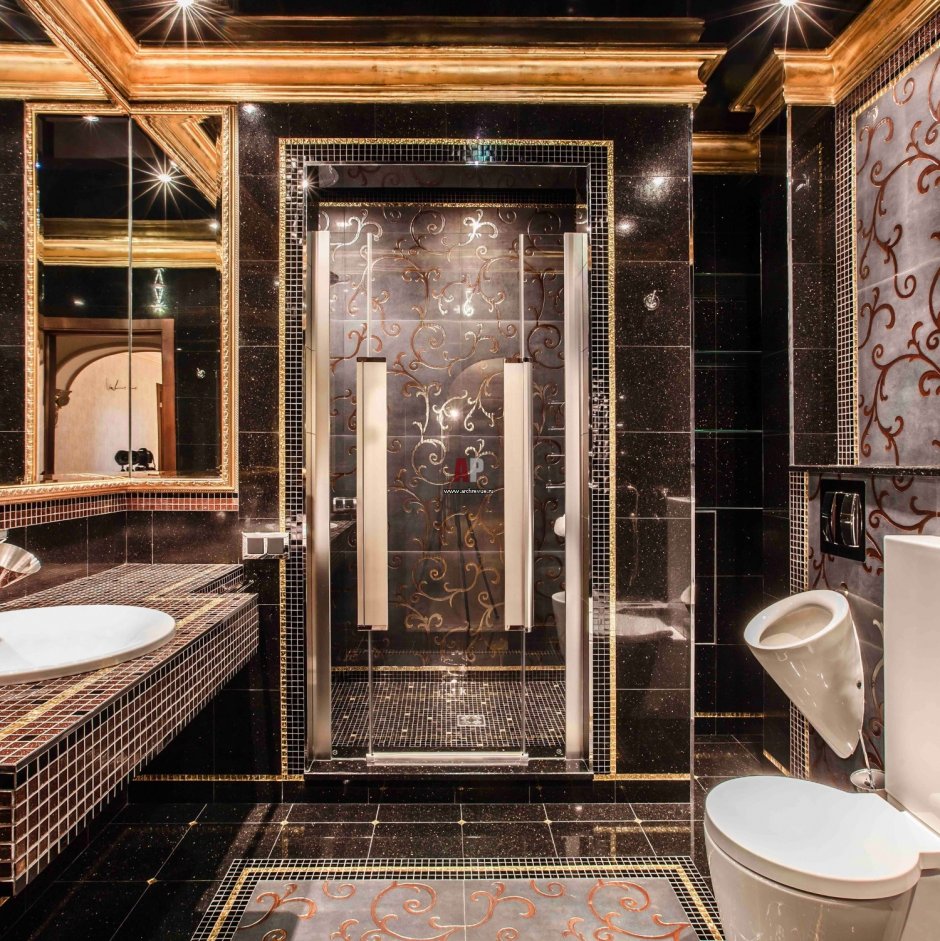 Роскошные Ванные комнаты в особняке