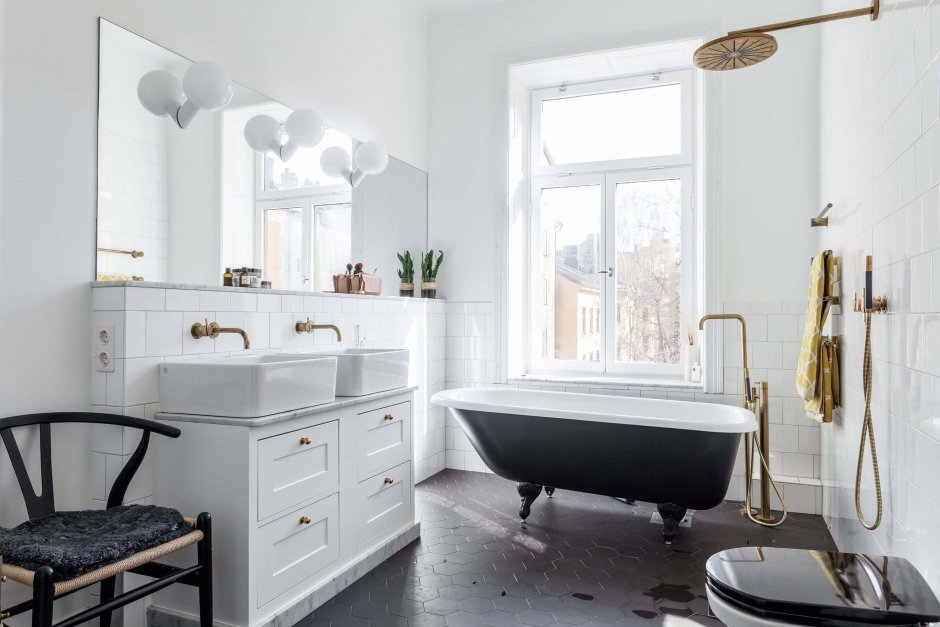 Ванная мебель в скандинавском стиле