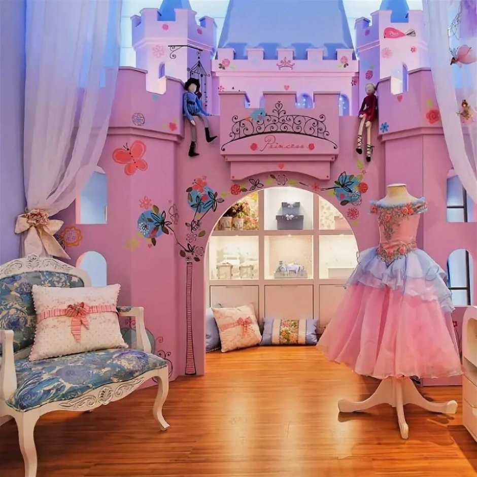 Сказочная детская комната для принцессы