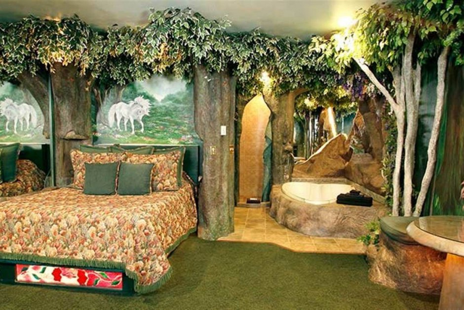 Комната в стиле леса