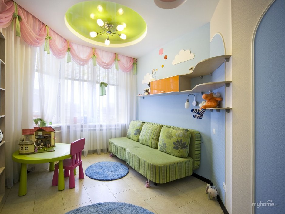 Бюджетный вариант детской комнаты (34 фото)