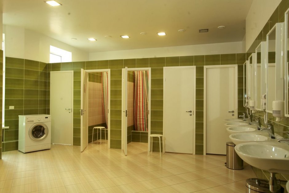 Ванные комнаты в общежитиях