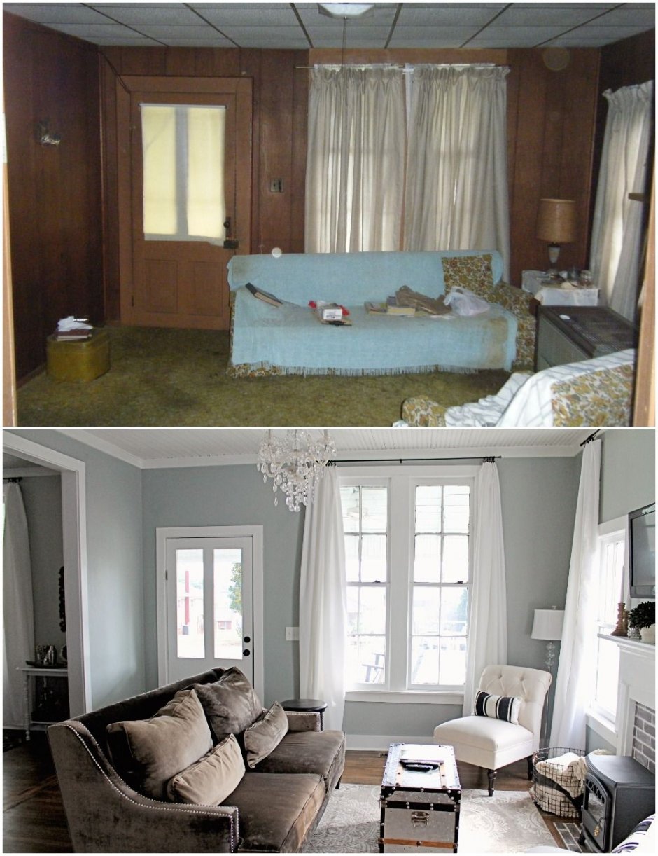 Преображение старой комнаты до и после