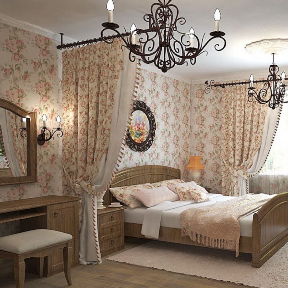 Спальня гостиная в стиле Прованс