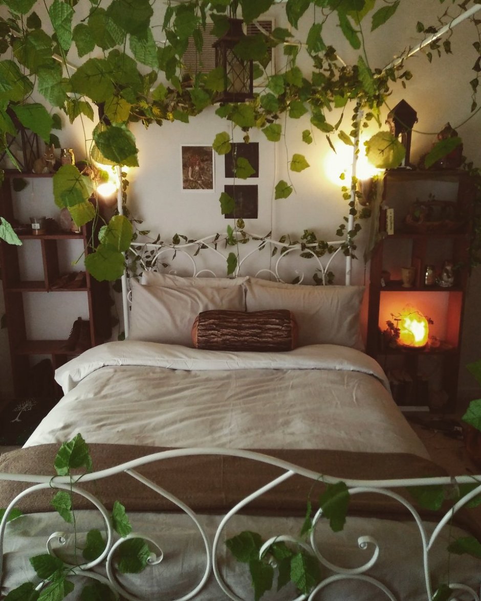 Спальня в природном стиле