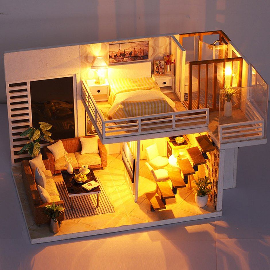 Румбокс DIY Mini House студия в стиле Модерн