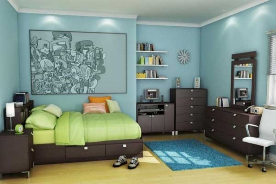 Дизайн интерьера маленькой комнаты