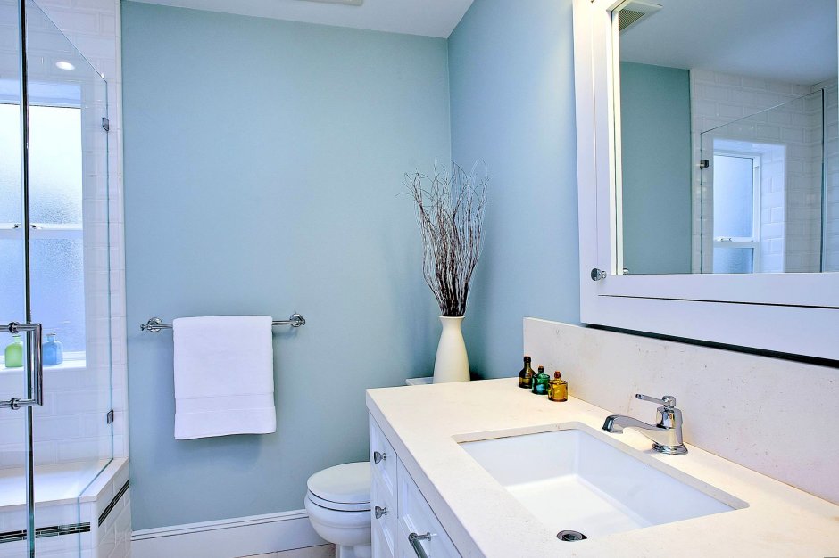 Ванная комната плитка и покраска (34 фото)