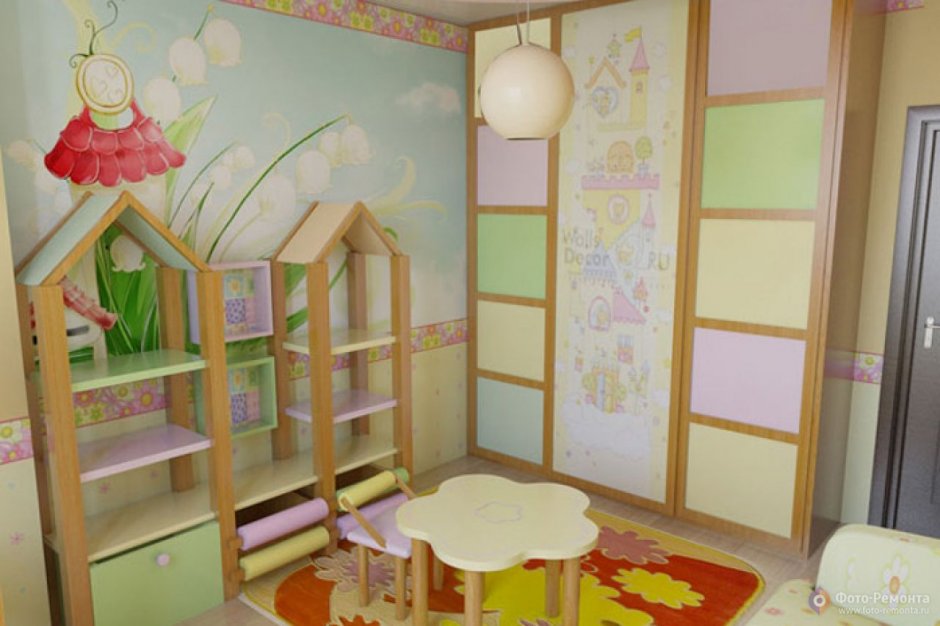 Детский игровой уголок в комнате (35 фото)