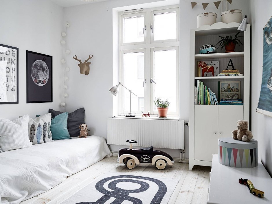 Детские комнаты в скандинавском стиле (33 фото)