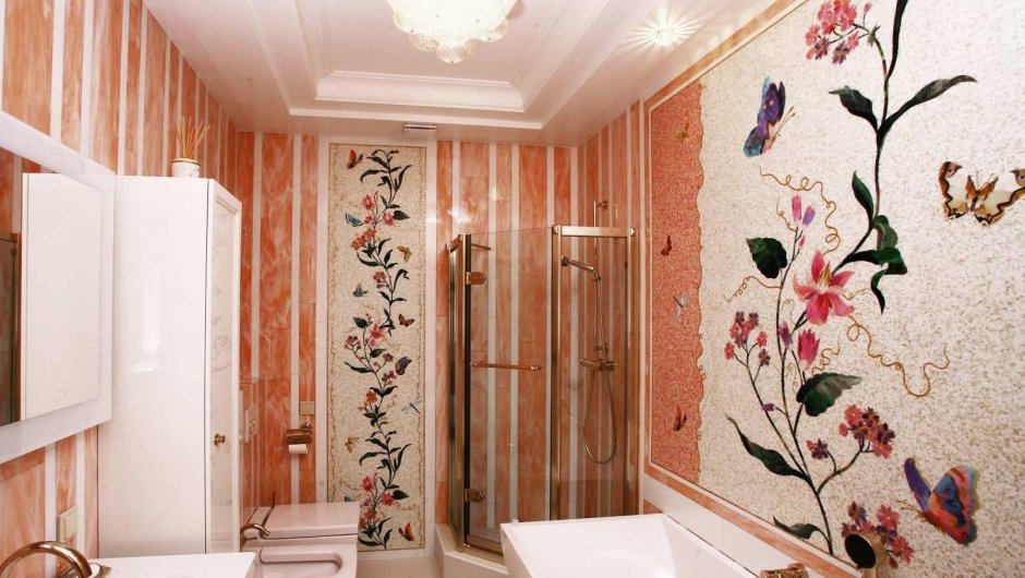 Мозаичное панно для ванной комнаты