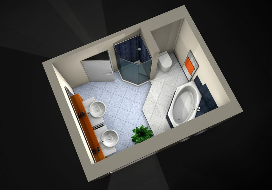 Программа планировки ванной комнаты (31 фото)