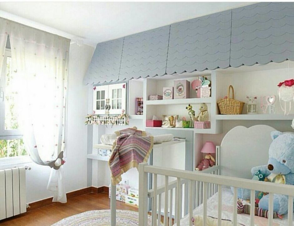 Маленькая детская комната для новорожденного