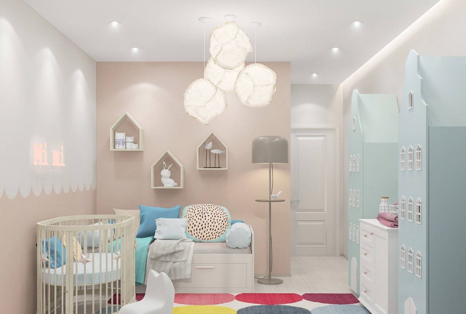 Планировка детской комнаты для младенца