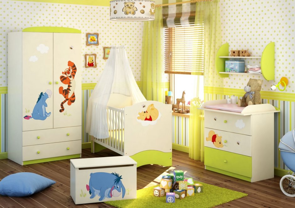 Мебель для детской комнаты малыша