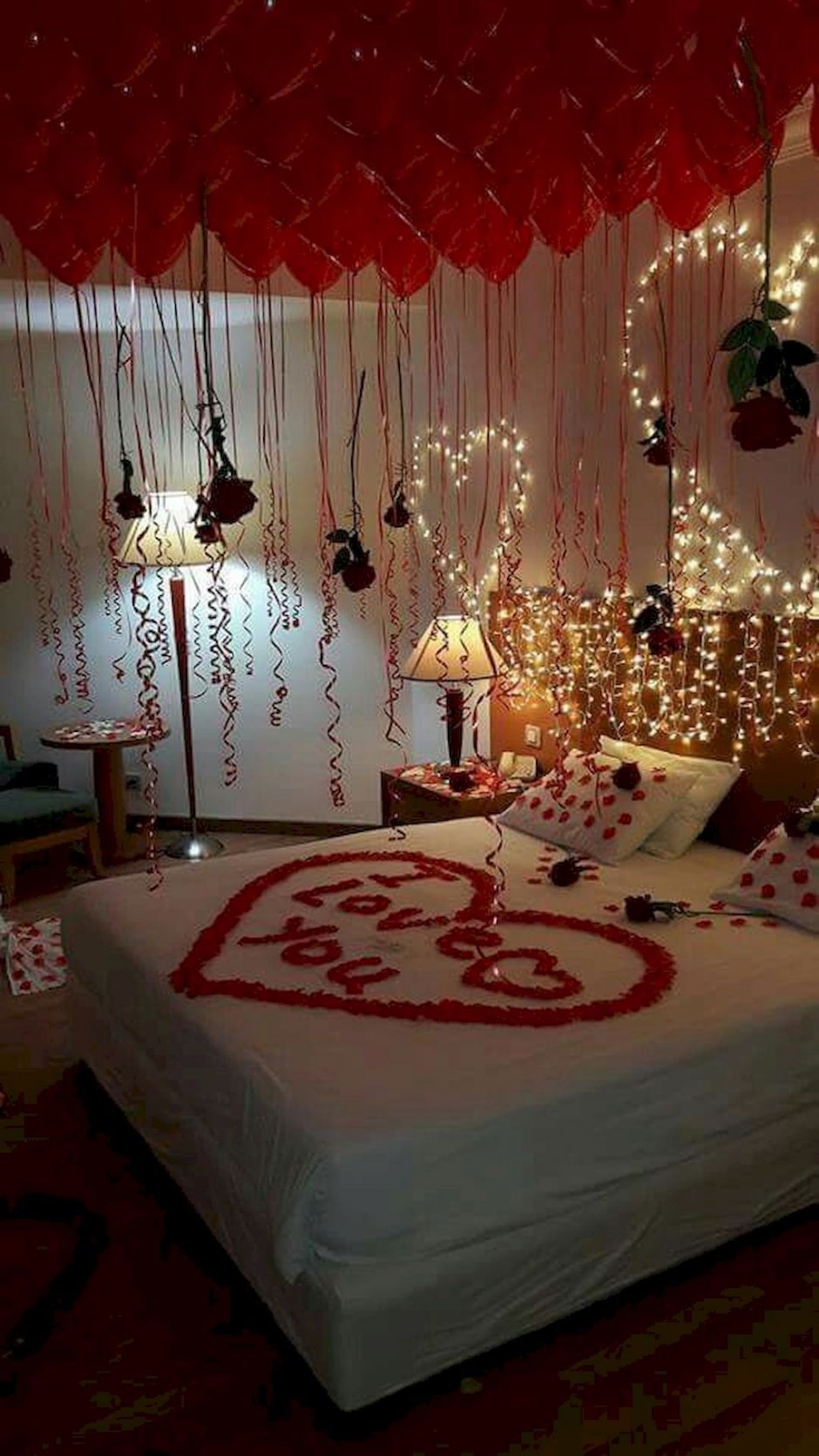 Украшение комнаты романтика