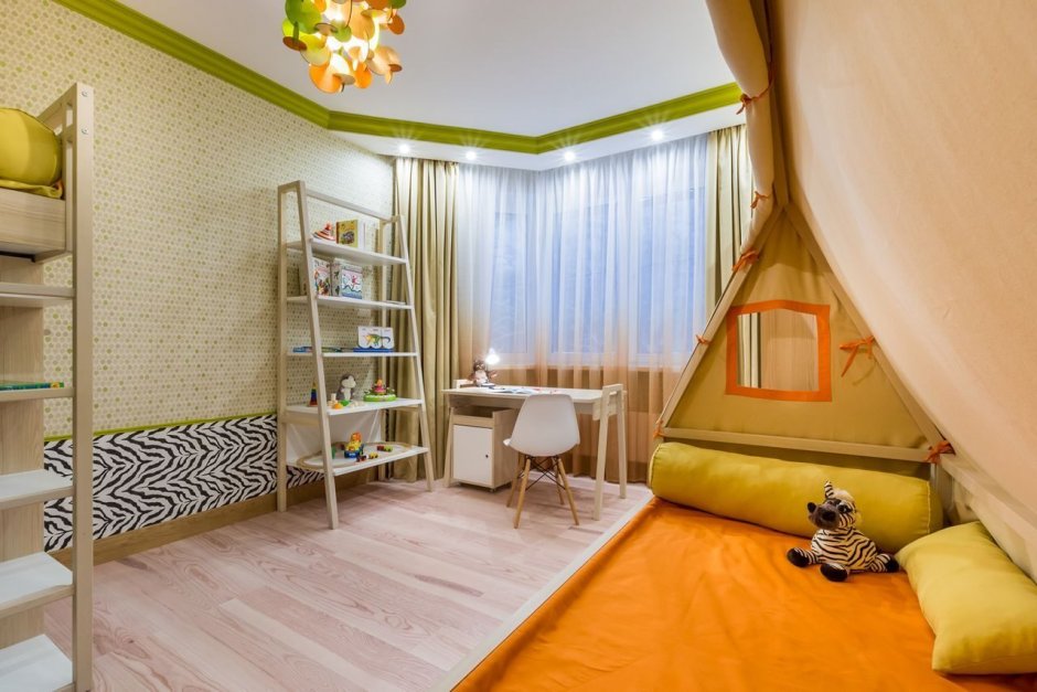 Треугольная детская комната
