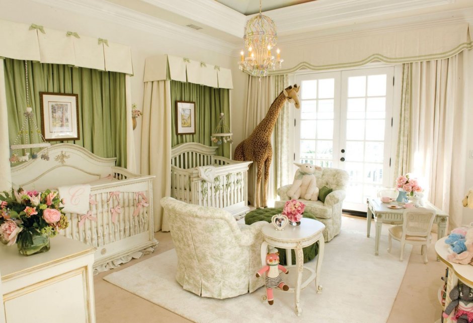 Комната для новорожденной девочки в стиле Прованс