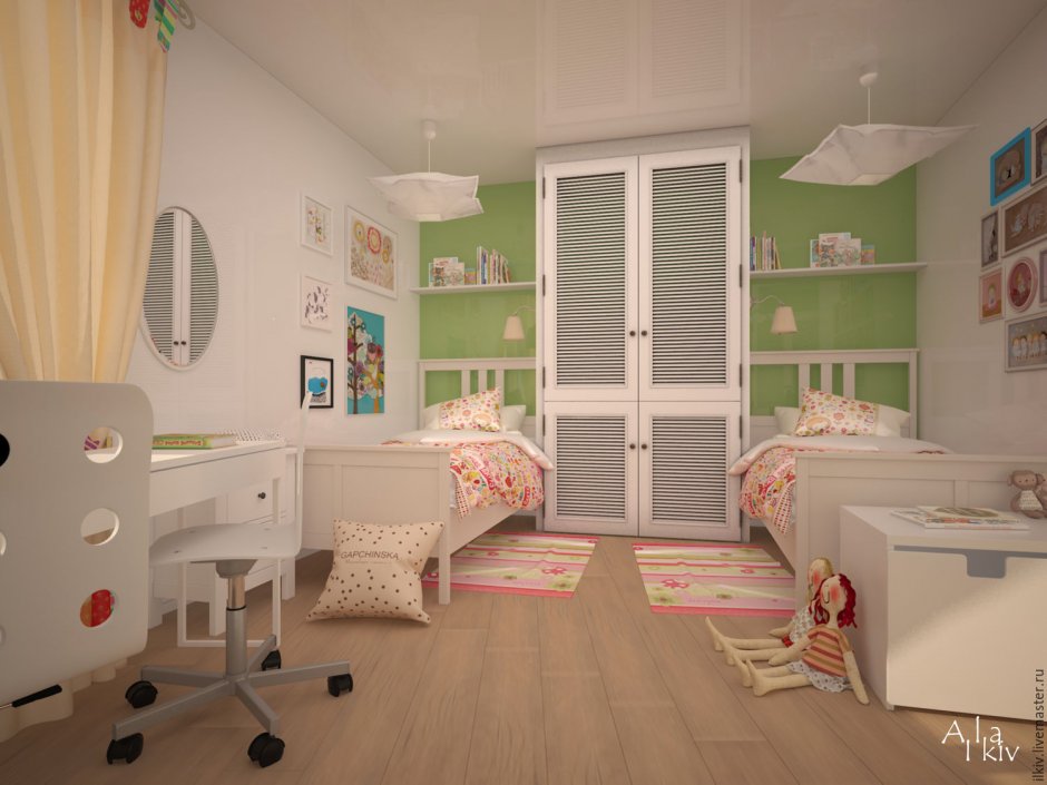 Детская комната для двоих разнополых икеа (32 фото)
