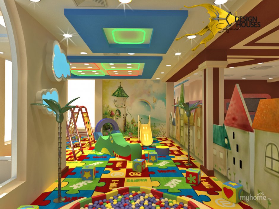 Игровые комнаты для детей в США