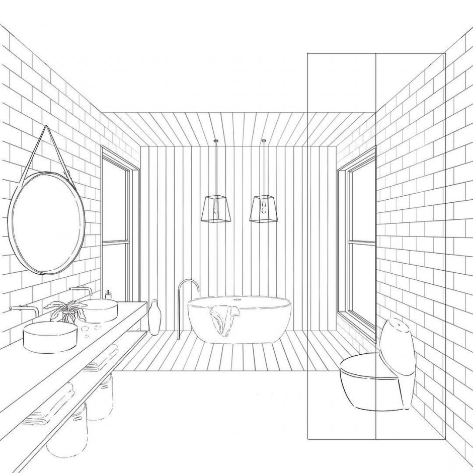 Дизайн 2 комнатной квартиры для рисования
