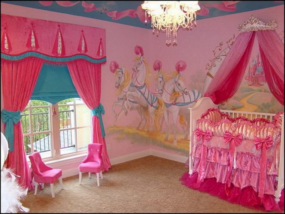 Королевская комната для девочки