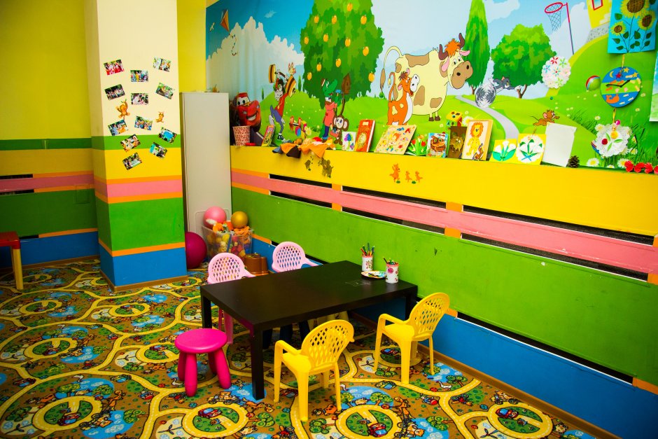 Детская комната в фитнес клубе дизайн