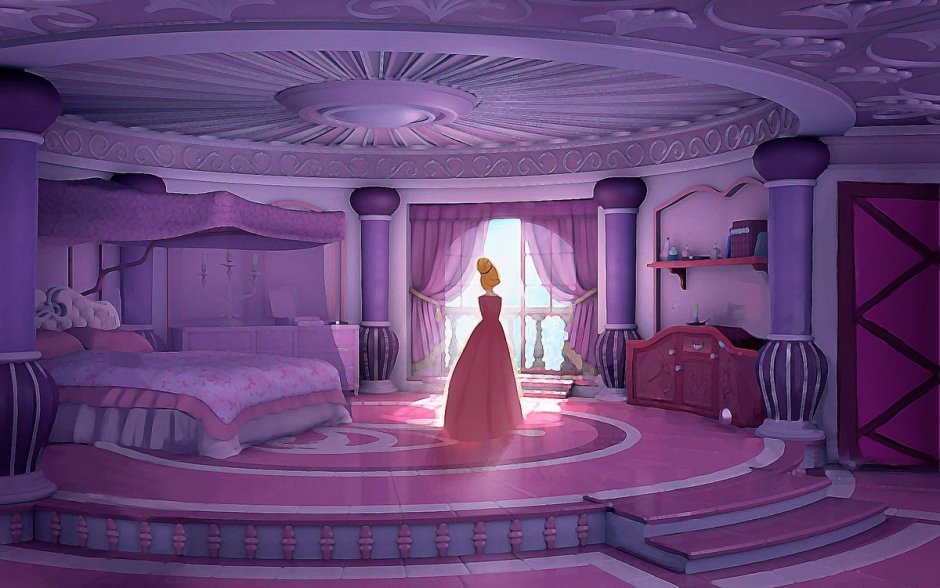 Комната принцессы арт