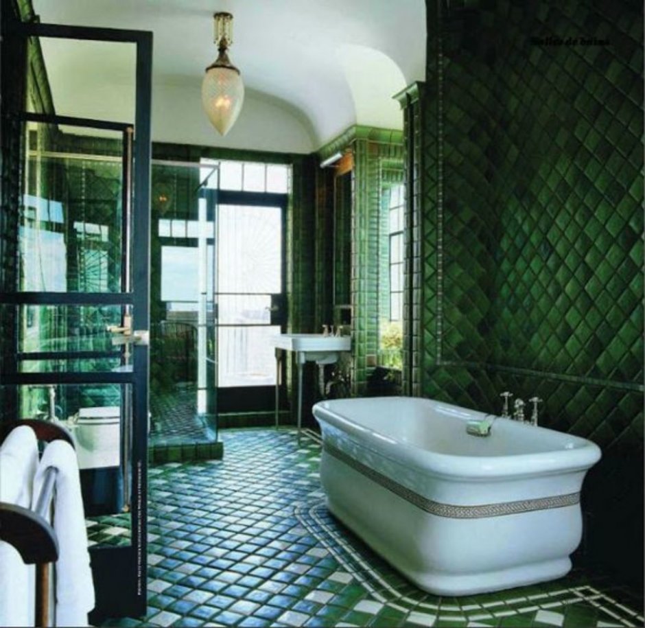 Плитка Emerald Green в интерьере