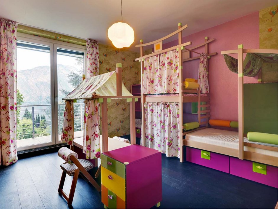 Дизайн детской комнаты в доме