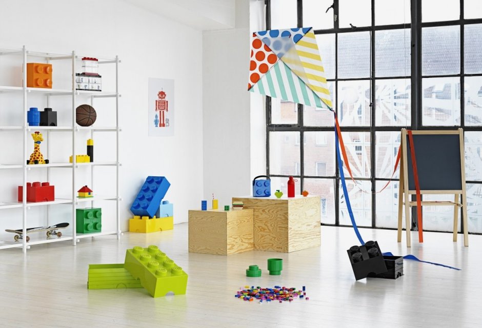 Контейнер LEGO Storage Brick 1 Round