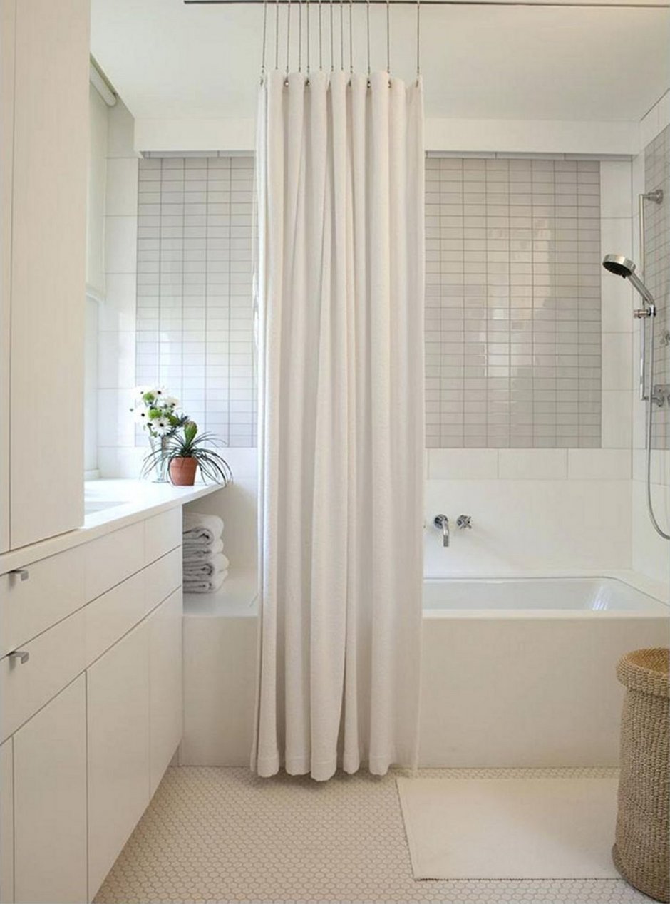 Современные шторы для ванной