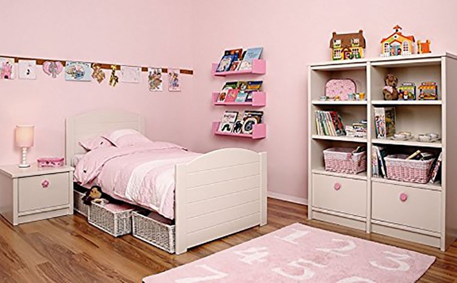 Кровать в детскую комнату девочке