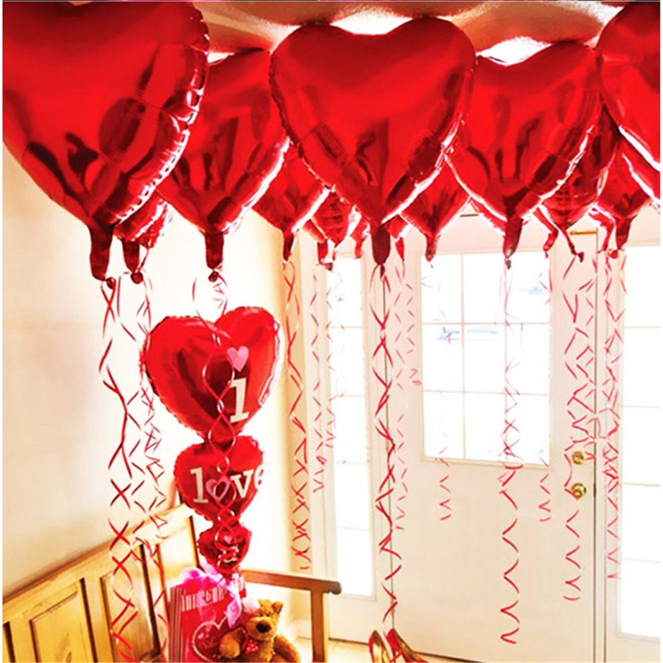 Романтические воздушные шары