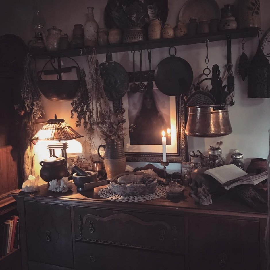 Комната в стиле ведьмы