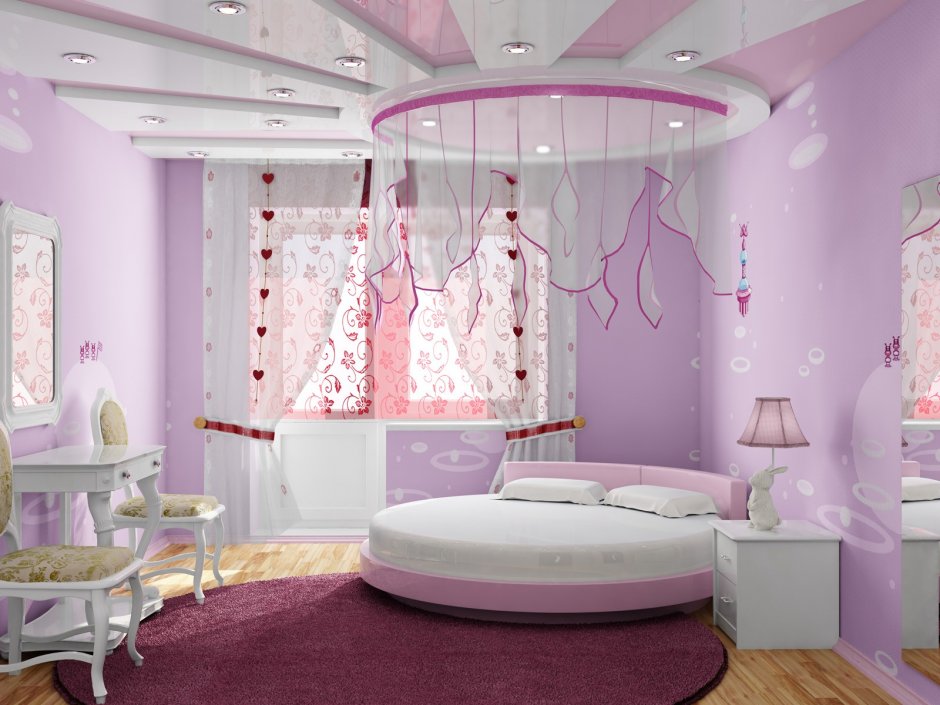 Ремонт в комнате для девочки 10 лет краской