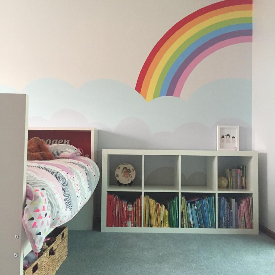 Радуга в интерьере детской комнаты