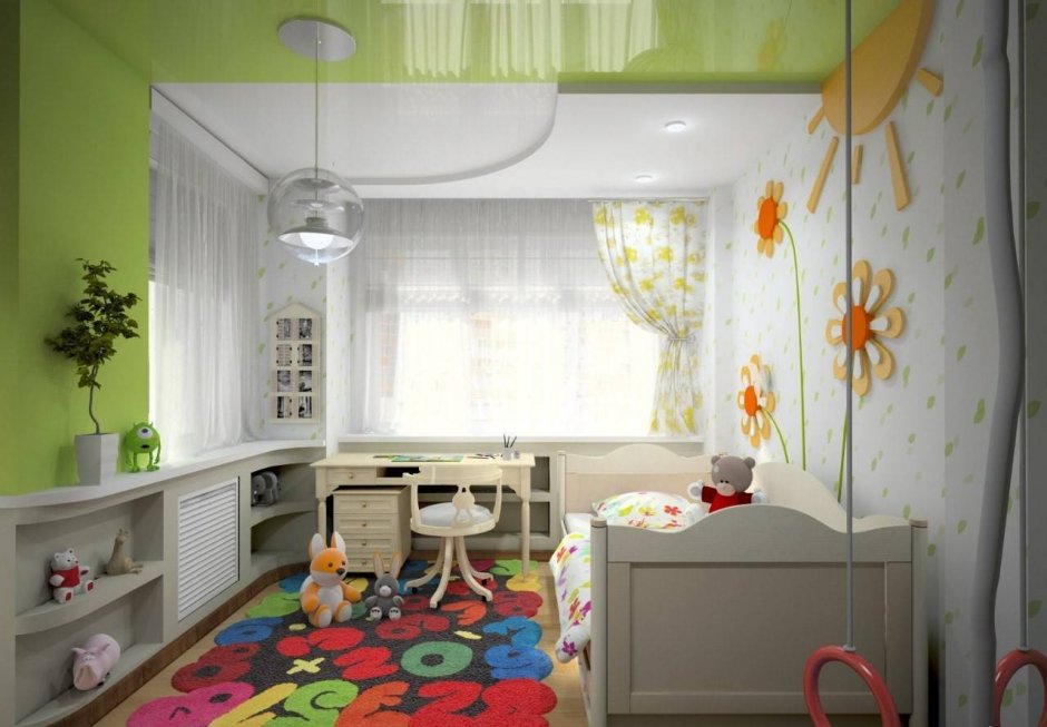 Детская комната 9 кв метров