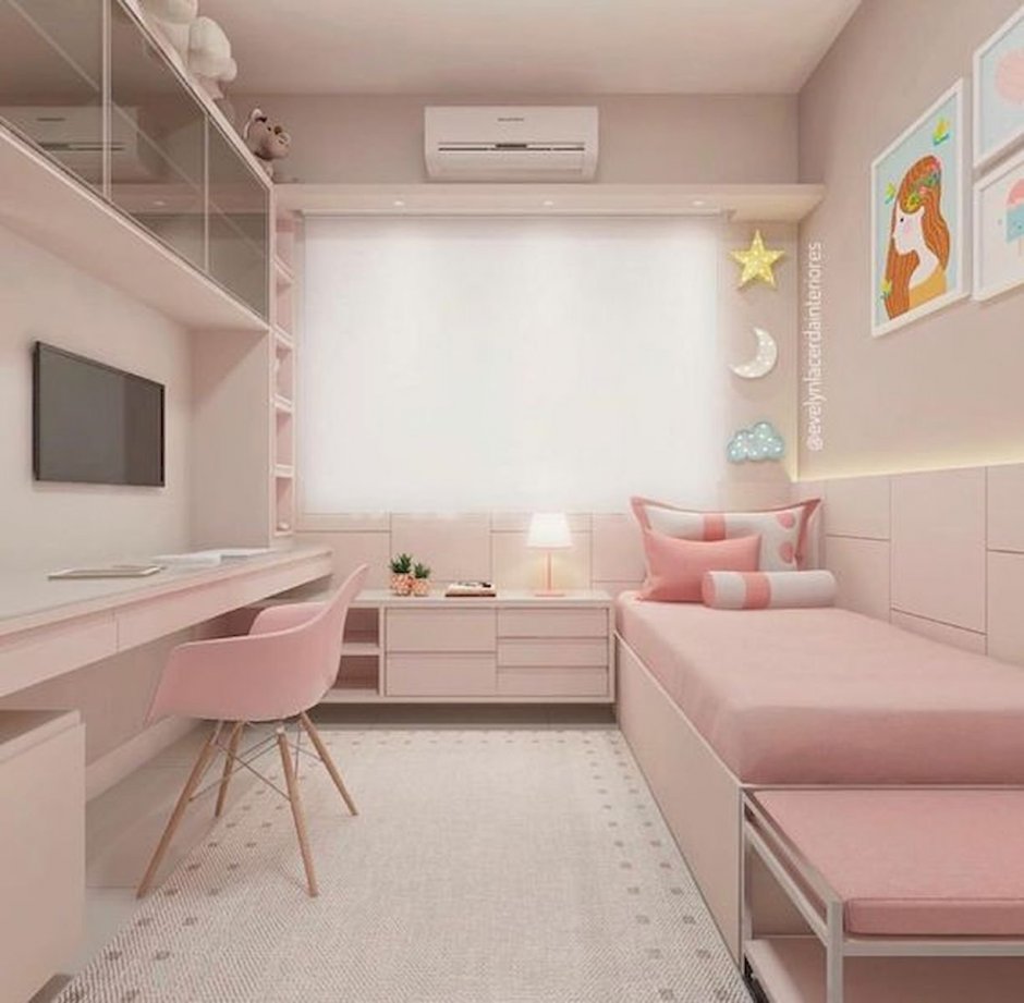 Дизайн маленьких комнат прямоугольных для детей