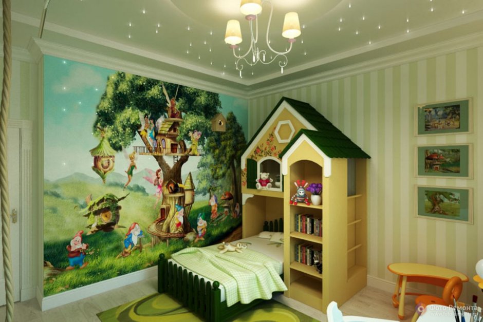 Сказочная детская комната для мальчика