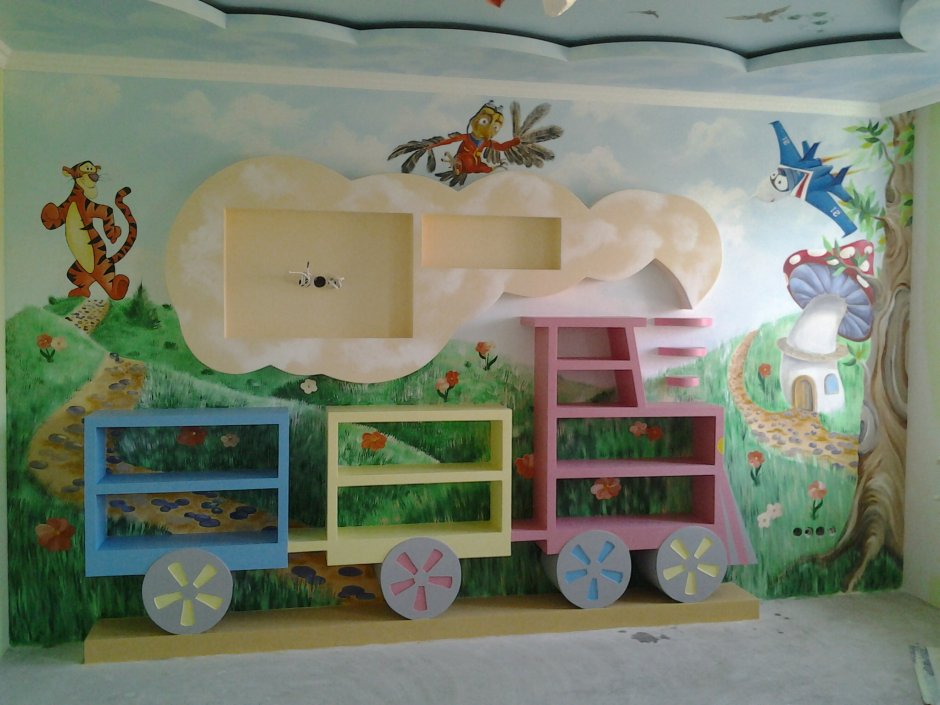 Стенд в спальню детского сада