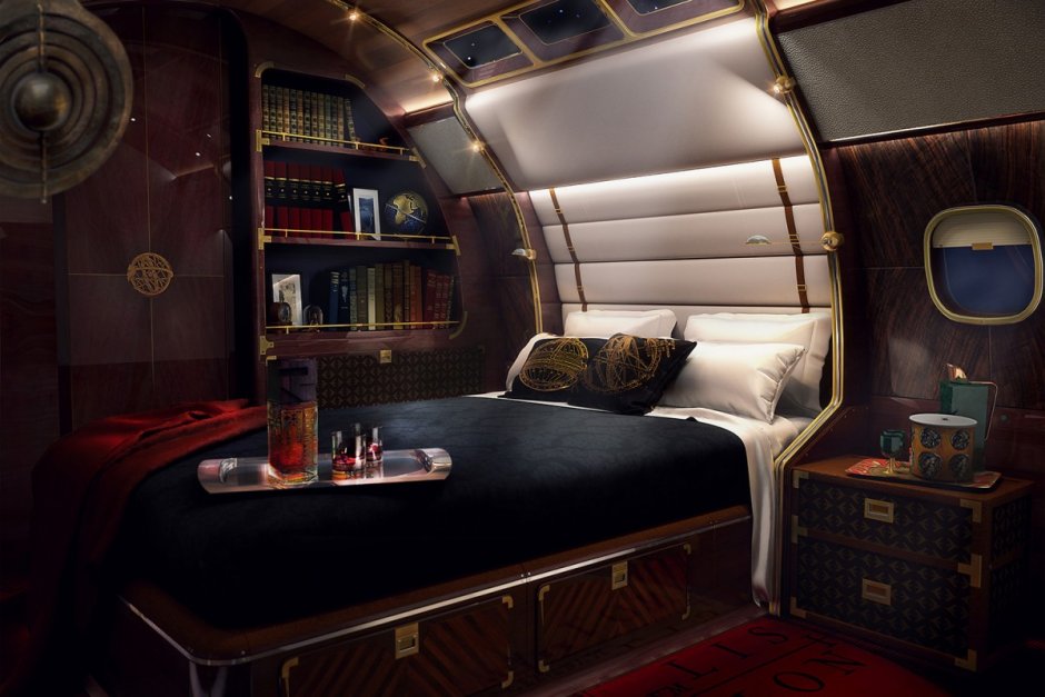 Спальня в космическом корабле