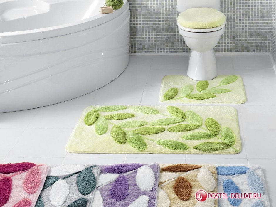 Красивые коврики для ванной