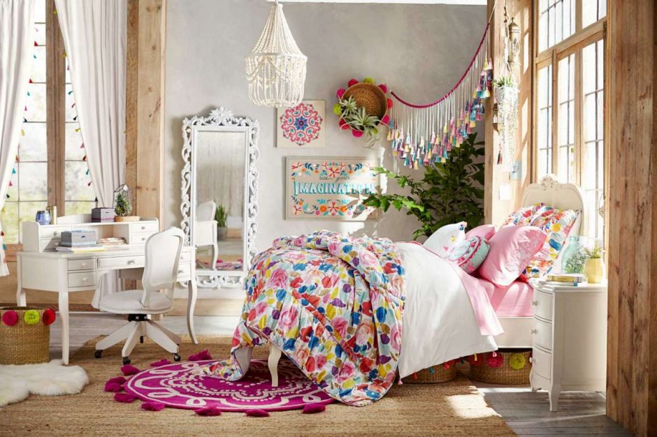 Детская спальня в стиле бохо