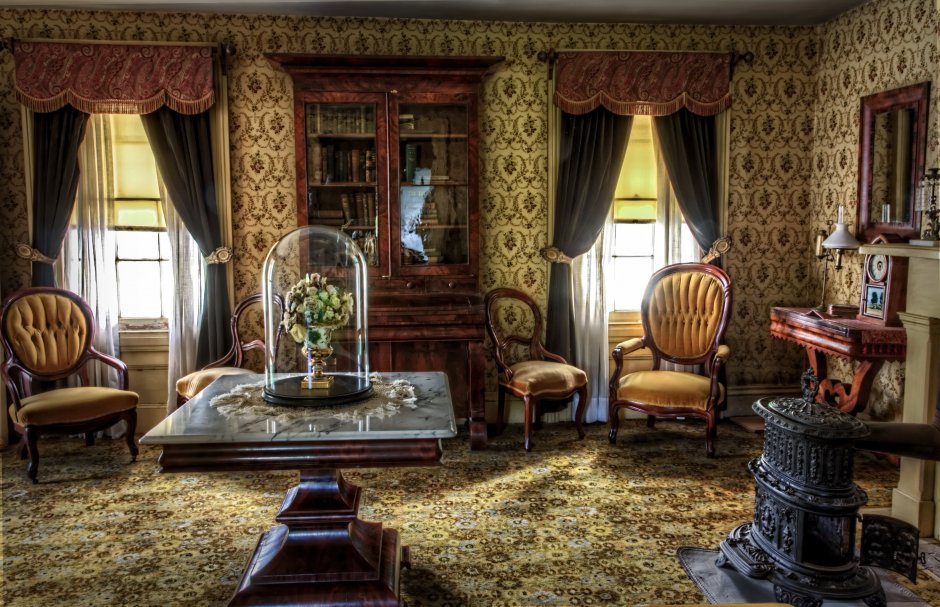 Комната викторианской эпохи (33 фото)
