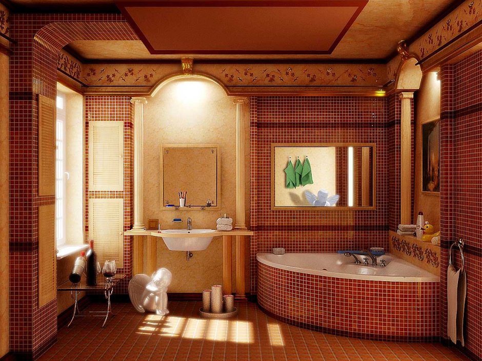 Красивые Ванные комнаты с туалетом